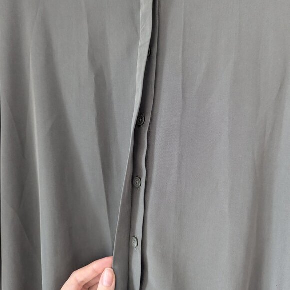 Green BCBGeneration button down dress - Picture 3 of 4